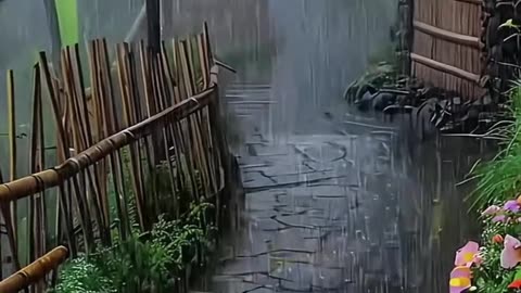 Natural ambience and 🌧️ rain sounds for deep sleep 🛌 #rainoundforsleep #rainsounds