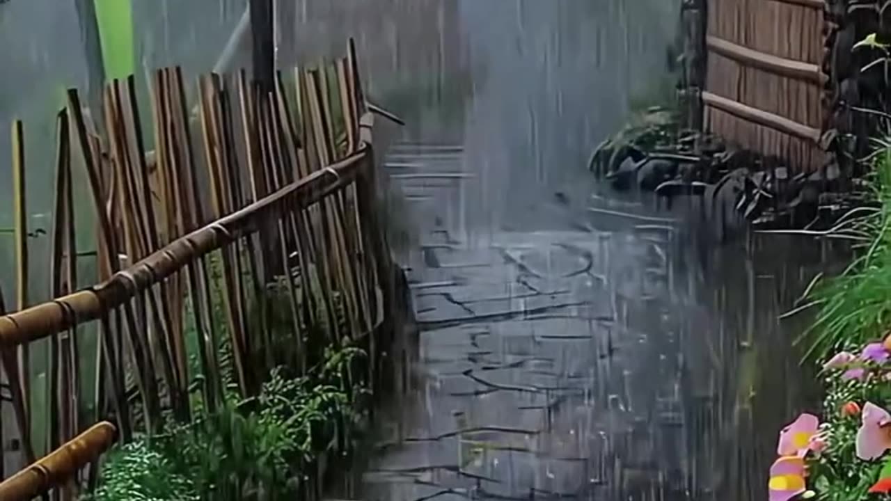 Natural ambience and 🌧️ rain sounds for deep sleep 🛌 #rainoundforsleep #rainsounds