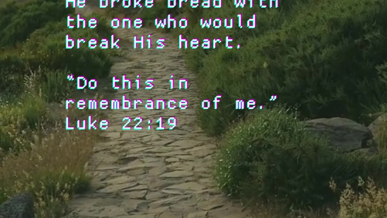 Before the cross, there was a table. Love serves, even when it hurts.