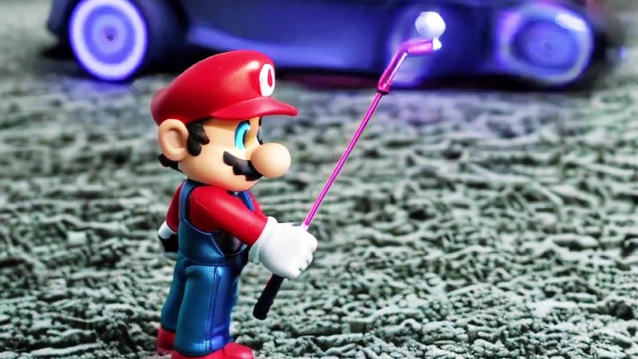RC Car Vs. Golf Ball...with bloopers !