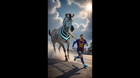 Messi, Neymar & Mbappé’s Zebra vs Ronaldo’s Zebra #ronaldo #goat #messi #aifunnyshorts