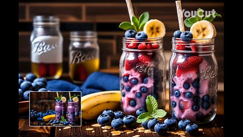 Banana-Blueberry Smoothie