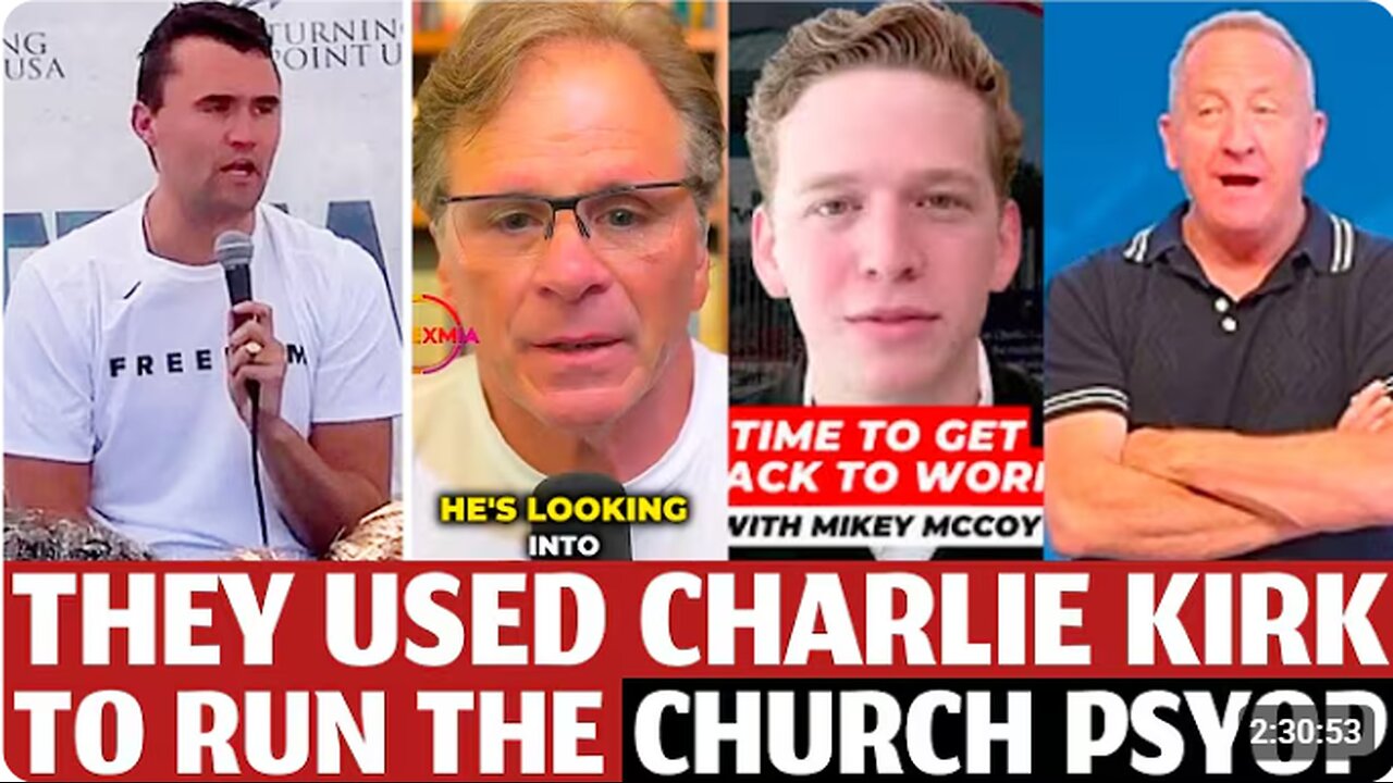 🔴 BREAKING NEWS! We Just Found Out The REAL REASON Why They Wacked Charlie Kirk, The "Church Play"