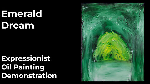 Emerald Dream (NO. 121) | Oil + Cold Wax Portal