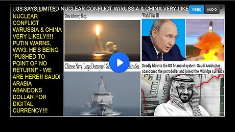 US Predicts High Likelihood of Limited Nuclear Conflict with Russia and China