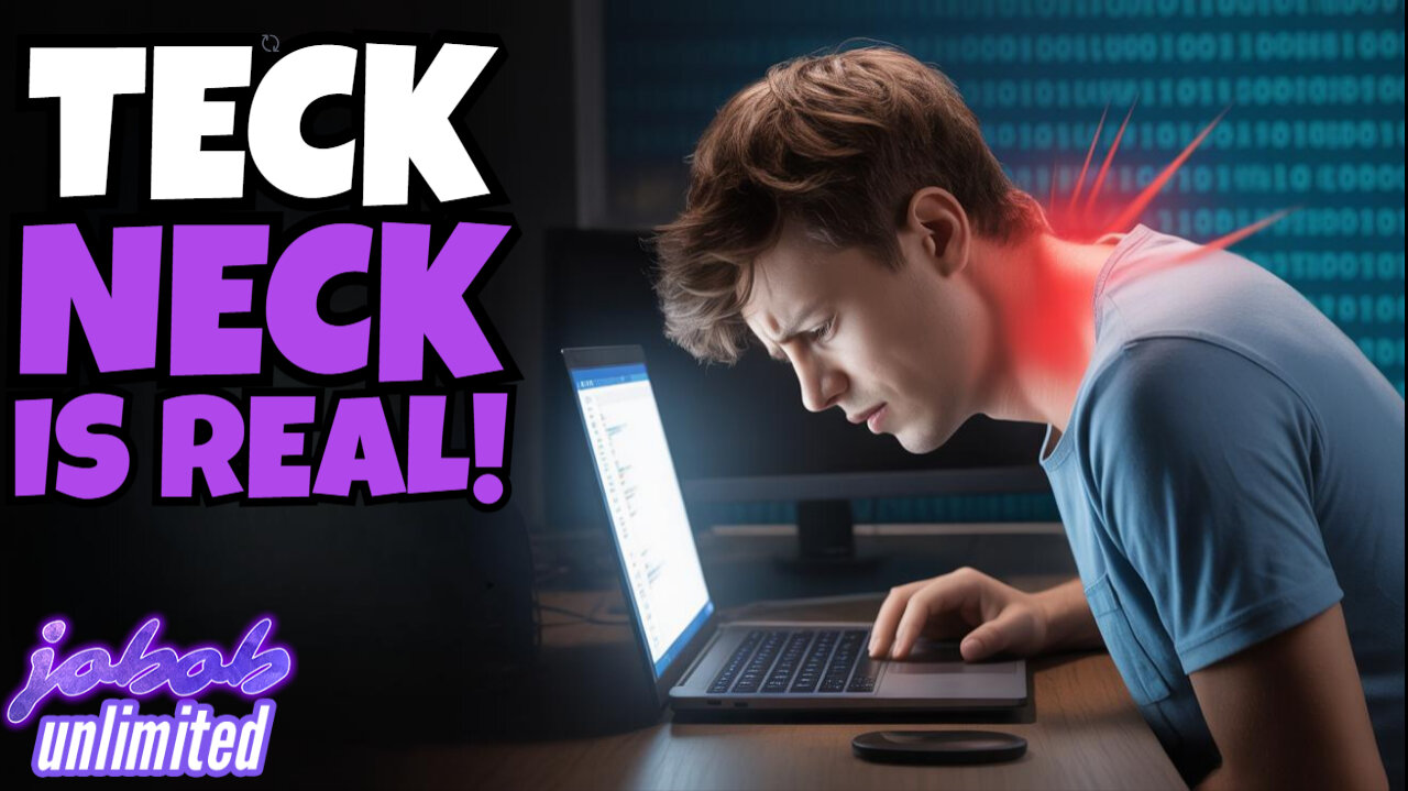 Screens are wrecking our posture — and your spine knows it. “Tech Neck” is no joke.
