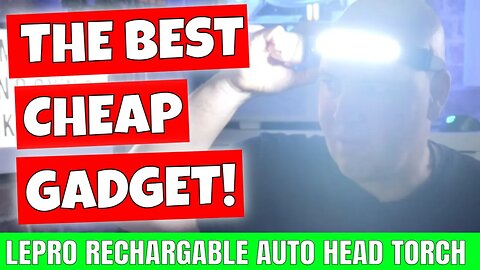 LePro / Othemo Hands Free Multi Mode USB C Rechargeable IP44 Head Torch & DIY Spotlight