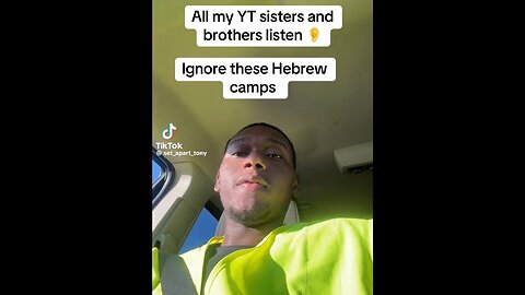 RE: IGNORE THESE HEBREW ISRAELITE CAMPS, MY “WHITE” BROTHERS & SISTERS!! #esau #racoon #sammybo