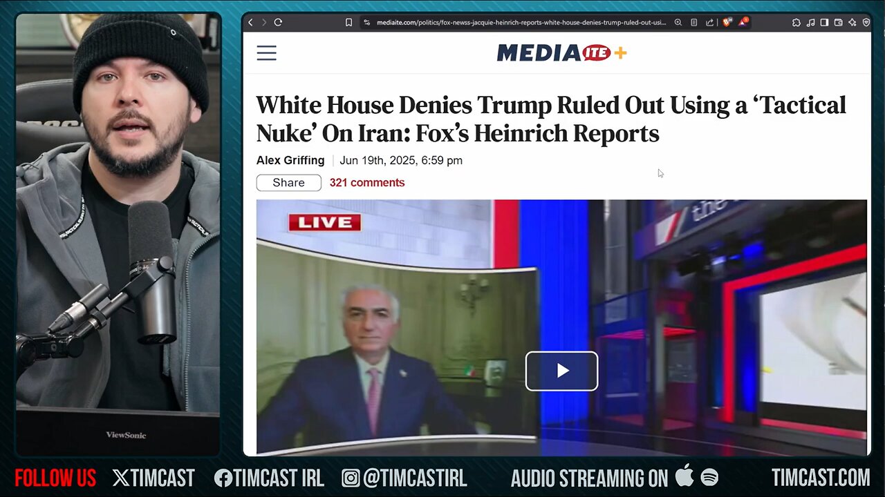 U.S. Says NUKING IRAN May Be Only Option, Trump Admin DENIES Ruling Out Nuke, Bannon Met With Trump