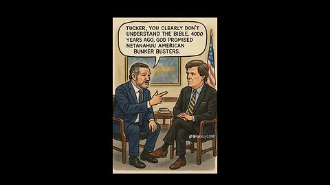 gop ted cruz put jew israel ukraine first before the USA american people on Tucker Carlson Interview