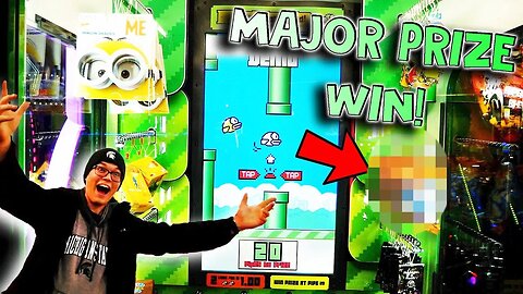 Major prize WIN at the Flappy Bird Arcade Game!
