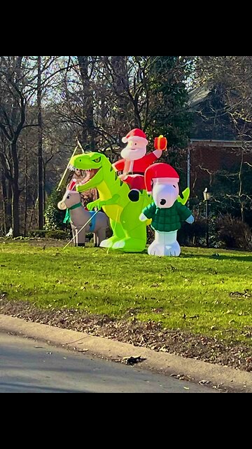 Christmas Dinosaur!