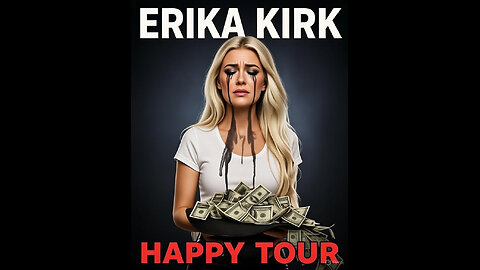ERIKA KIRK GRIEVING WIDOW HAPPY TOUR |PLEDGE LIGHT🪬👁