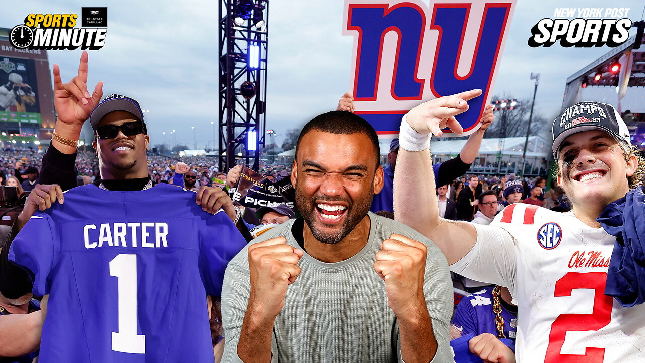 Giants snag Abdul Carter and Jaxson Dart | New York Sports Minute | Presented by Tri-State Cadillac