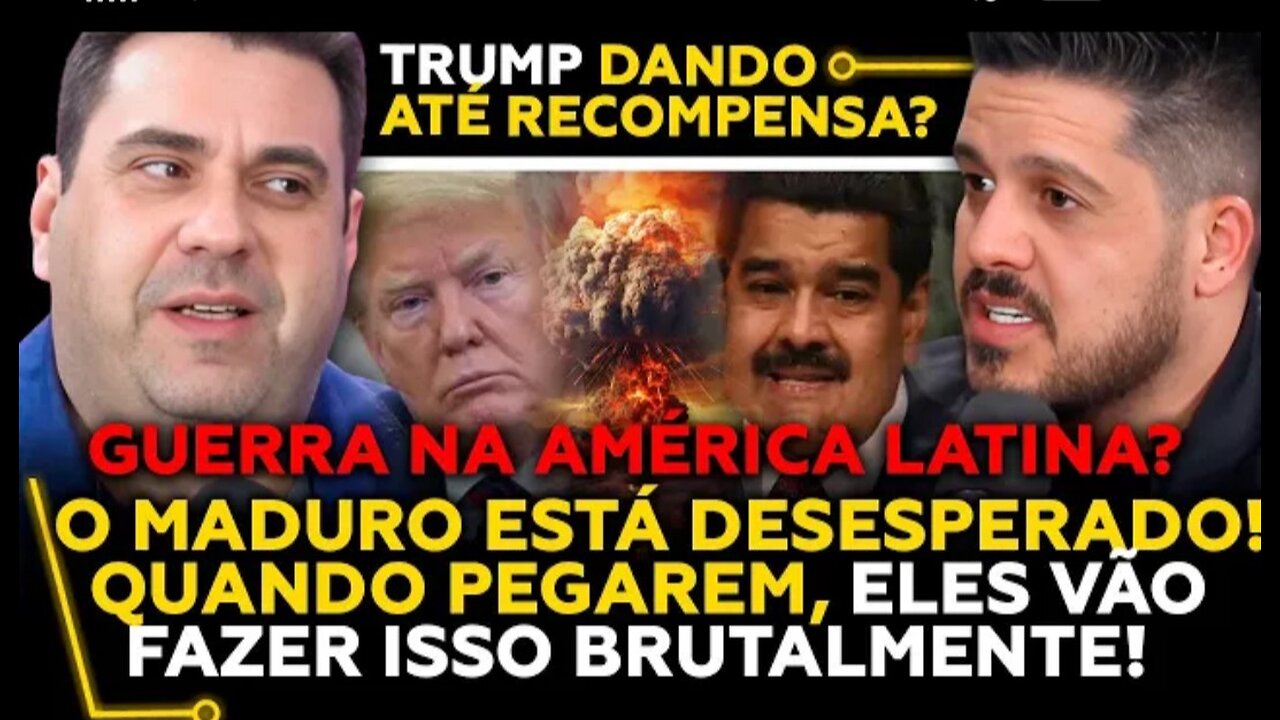 TRUMP ESTÁ LOUCO ATRÁS DO MADURO! GUERRA NA AMÉRICA LATINA? Com Engenheiro Leo
