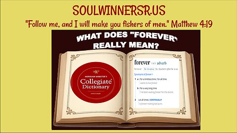 WHAT DOES "FOREVER" REALLY MEAN?