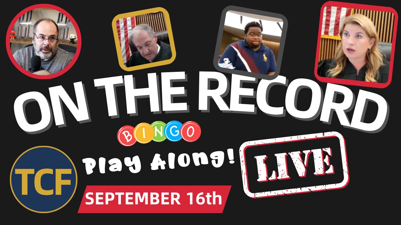 Court Coverage - Live Court Hearings - Sep 16th - Judge Simpson, McNally, Boyd, West, and More