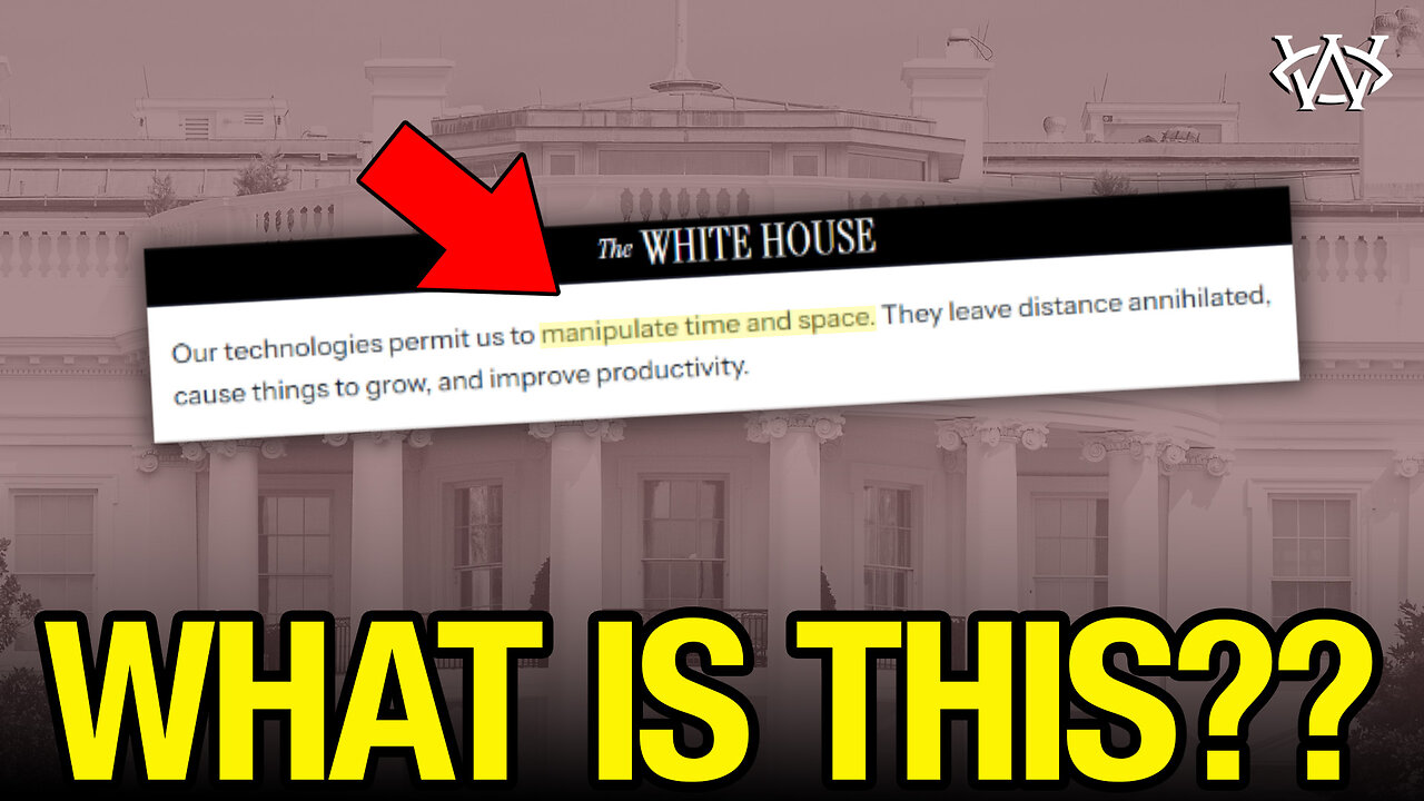 White House "Manipulating Time & Space??"