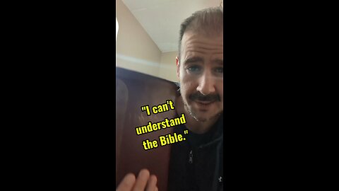 "I can't understand the Bible." #understanding the #bible with #prayer