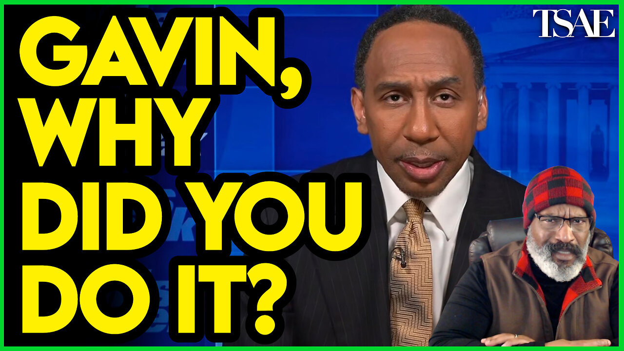 Stephen A. Smith Calls Out Gov. Gavin Newsom On Immigration