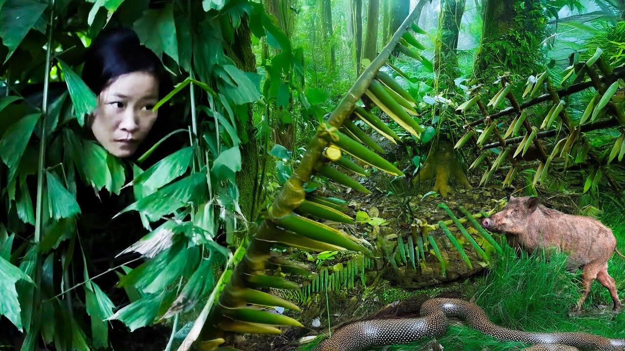 Alone in the Wild, Brave Girl Survives Alone & Prepares a Feast