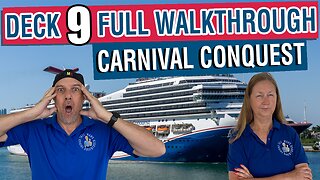 Carnival Conquest Deck 9 Guide: Best Spots & Eats | Tall Man’s Cruise Adventures