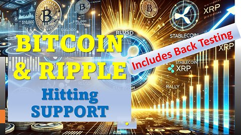 BITCOIN & Ripple Hitting Support