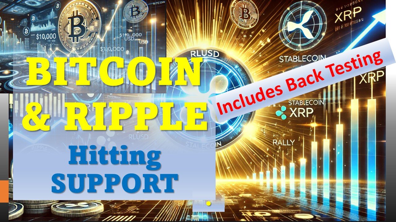 BITCOIN & Ripple Hitting Support