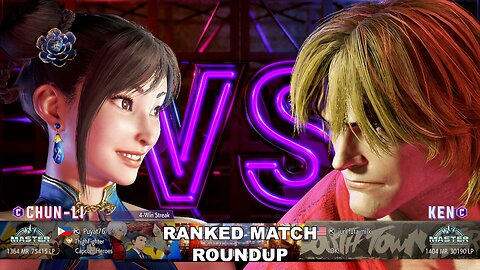 Kuya Kalbo SF6 Ranked Match Roundup. Chun Li Master Rank [Hori Fight Stick]