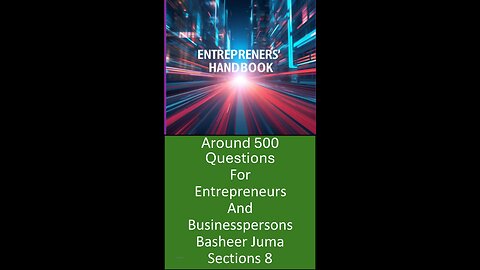 Entrepreneurs Quick Book 08 of 10
