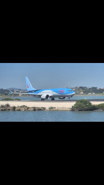TUI Livery Boeing 737-800 Takes Off From Corfu Int Airport 2024
