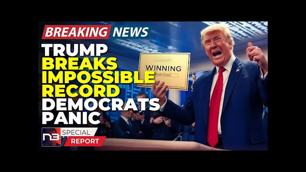 Breaking: Trump Just Broke A Record Nobody Thought Possible And Democrats Don't Know What To Do