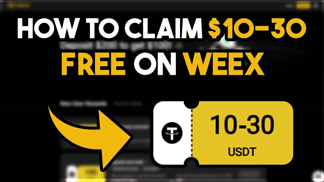 How to Claim Your FREE 10–30 USDT Weex Bonus (Step-by-Step Tutorial 2025)