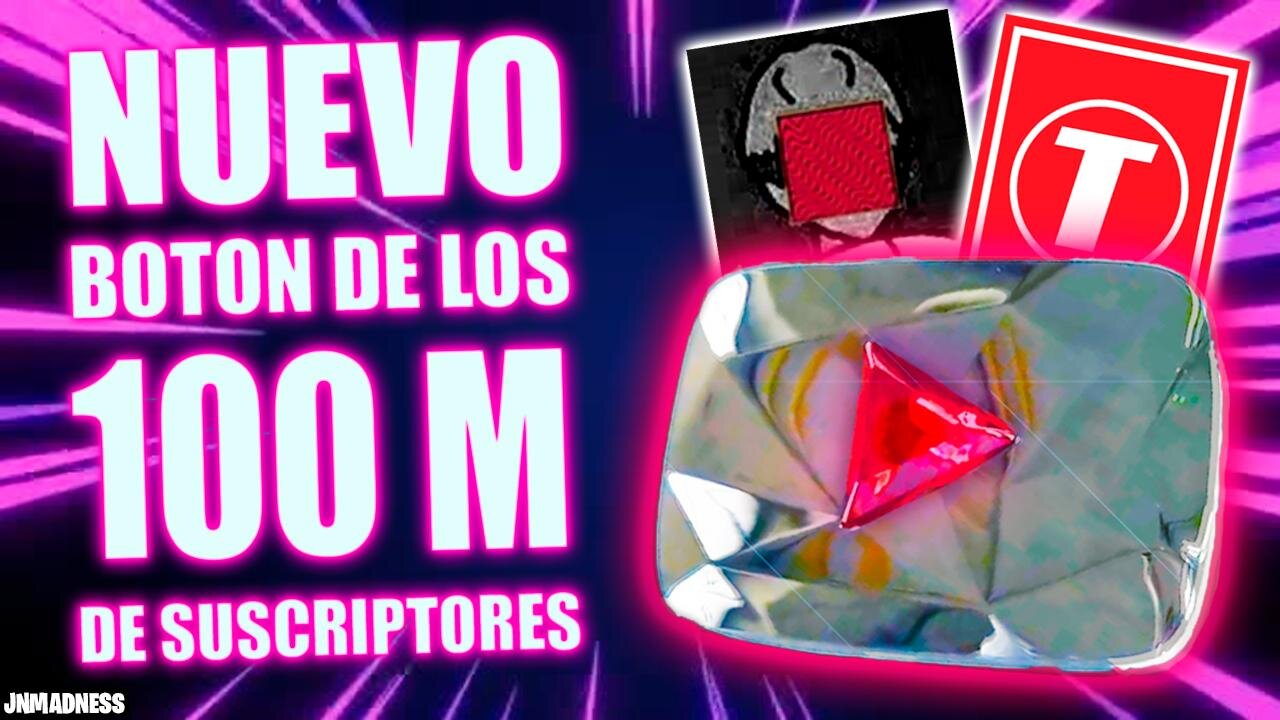 Este es el NUEVO Botón de los 100 Millones de Subs en YouTube!
