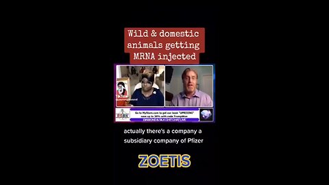 MRNA injections secretly administered to animals.......