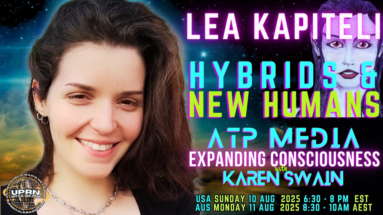 The Hybrids and New Humans Lea Kapiteli on ATP media with KAren Swain