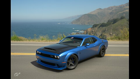 GRAN TURISMO 7- DODGE DEMON IN B5 BLUE PEARL