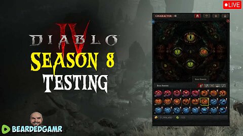 Diablo 4 Season 8 PTR Testing | Theorycrafting