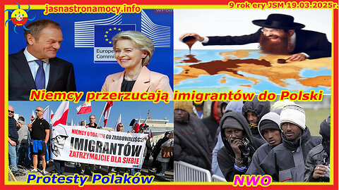 Wiadomości JSM Niemcy przerzucają imigrantów do Polski. Protest Polaków. NWO