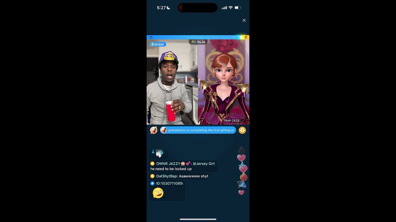 NO CAP LINED WITH TRAP CECE DISCUSSING LIONEL/LYSOL BIGO LIVE