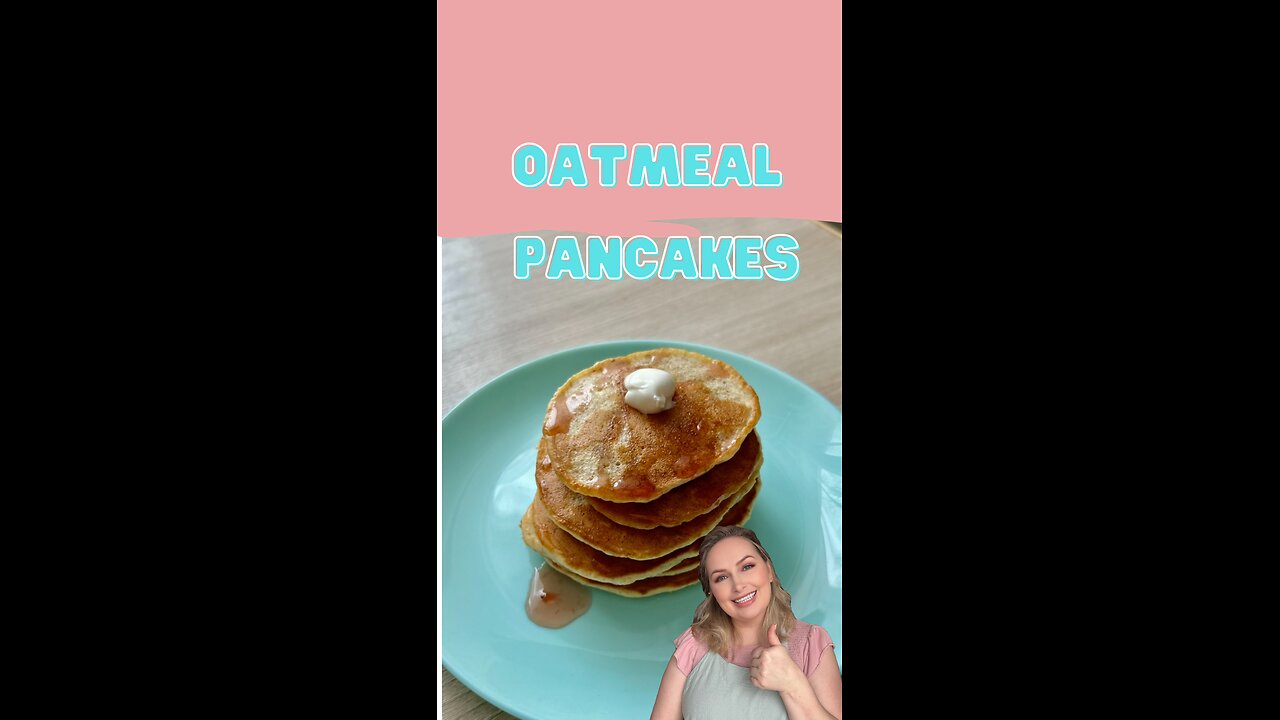 Healthy & Easy Oatmeal Pancakes Recipe