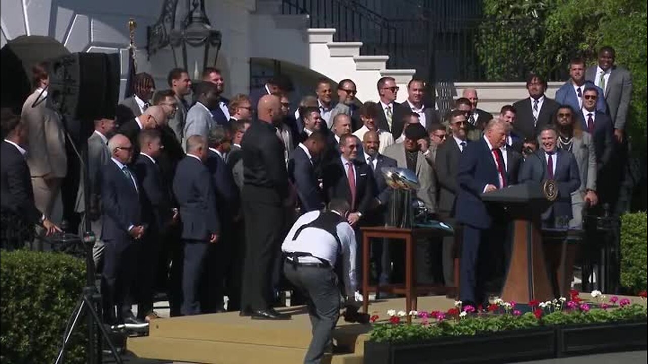 Trump Talks About Super Bowl While Hosting Philadelphia Eagles: ‘I Was There Along with Taylor Swift, How Did That Work Out?’