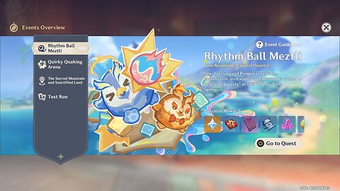 Rhythm Ball Meztli Event - Genshin Impact - Version 5.5