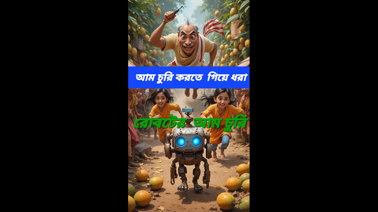 আম চুরি অভিযান: রোবট কাহিনি" Mango Heist: The Robot Tale