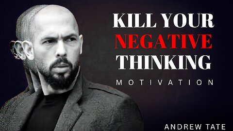 Kill Your Negative Thinking – Brutal Truth That Will Wake You Up |Andrew Tate Motivational Speech