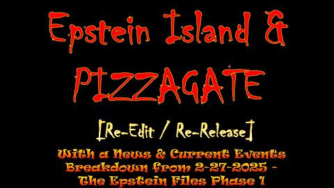 Epstein Island & Pizzagate
