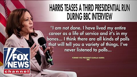 'HYSTERICAL': Hosts LOSE IT over Kamala Harris' possible presidential run