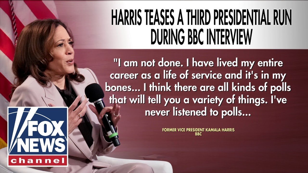 'HYSTERICAL': Hosts LOSE IT over Kamala Harris' possible presidential run