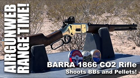 BARRA 1866 Lever Action BB Rifle - Range Time Part Two .22 Cal Pellet Testing at 15 Yards