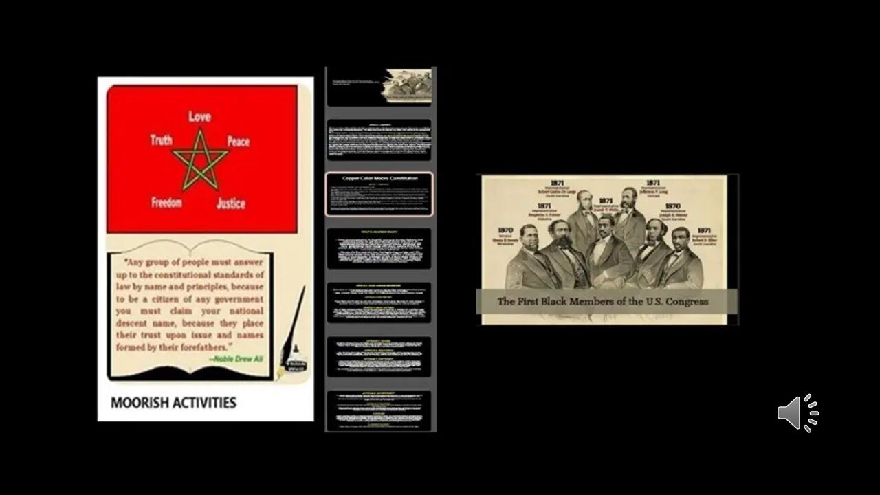 To understand the corruption, you have to understand what the USA INC & Military did to the MOORS!